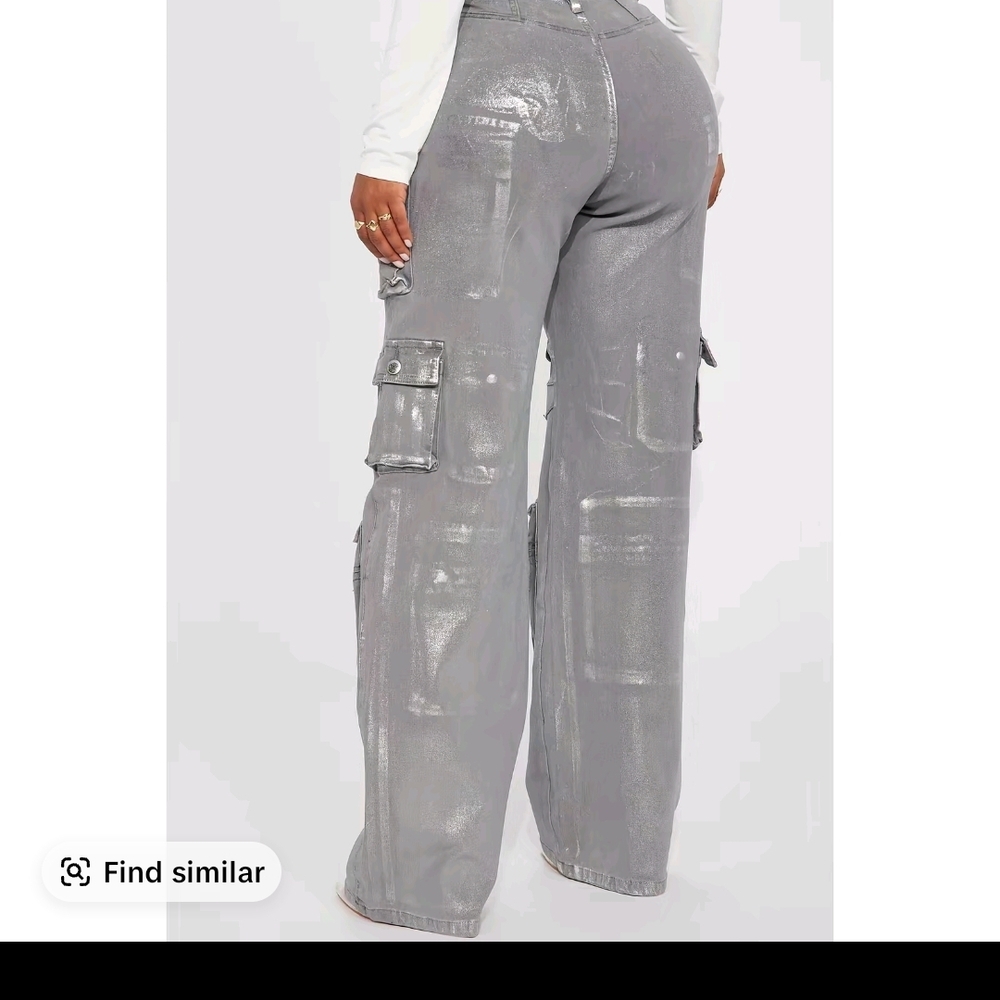 Stylish Gray Cargo Pants
